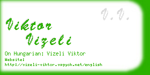 viktor vizeli business card